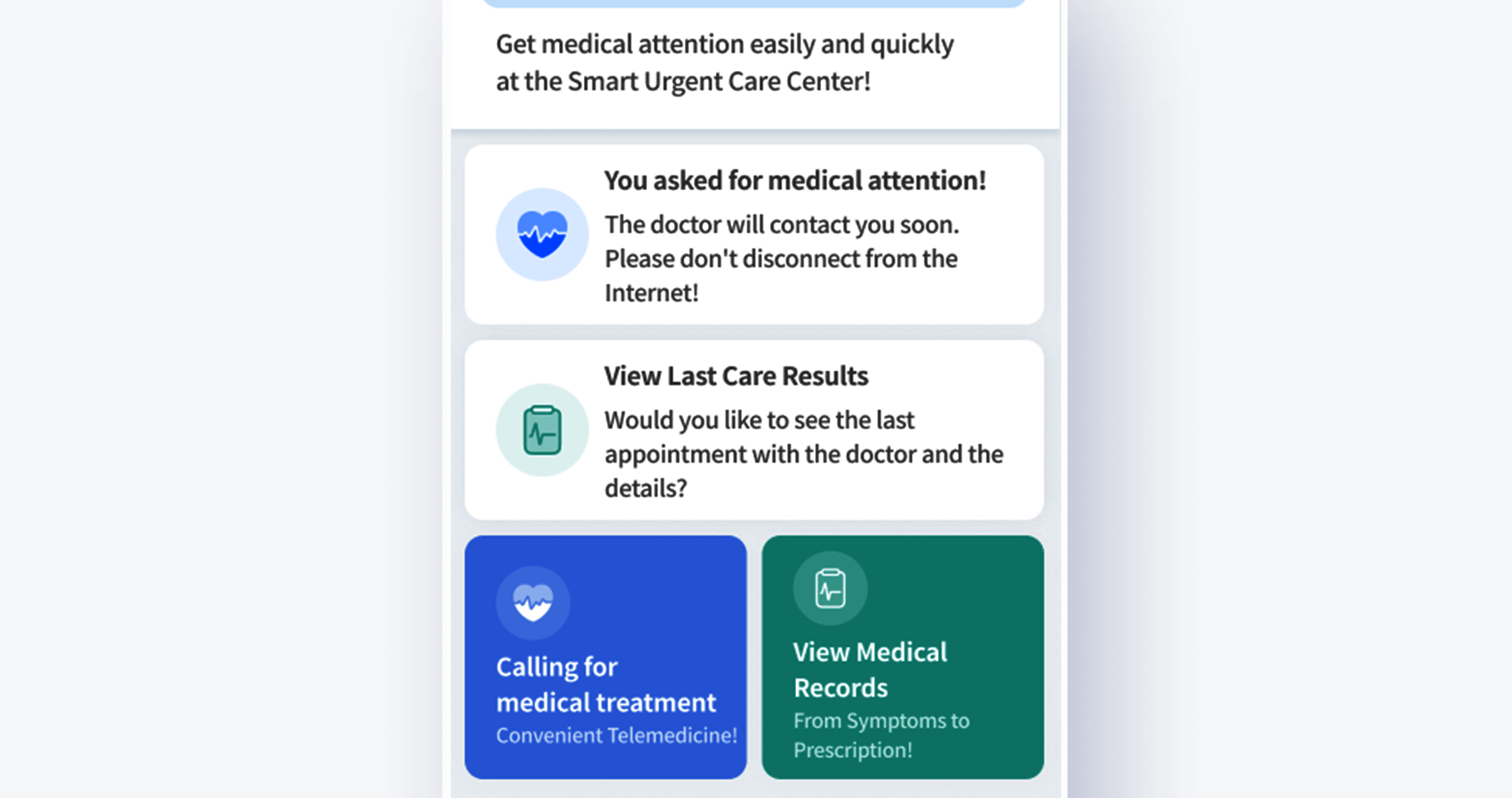 app screen